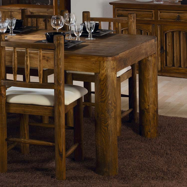 mesa comedor madera maciza f2