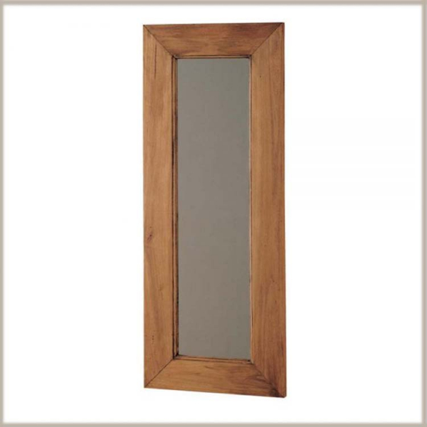25131 espejo rústico de madera maciza