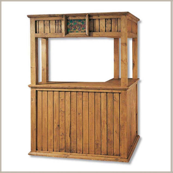 21110 mueble cantina de madera maciza