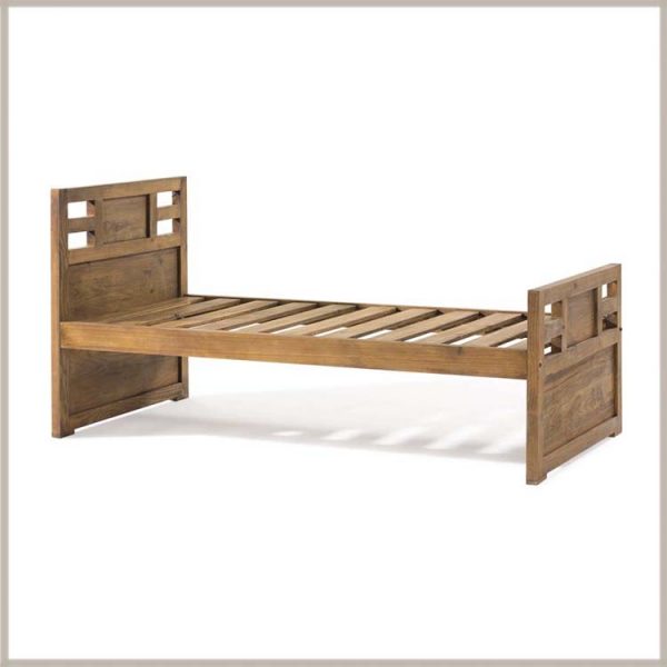 40101 cama de madera maciza de pino