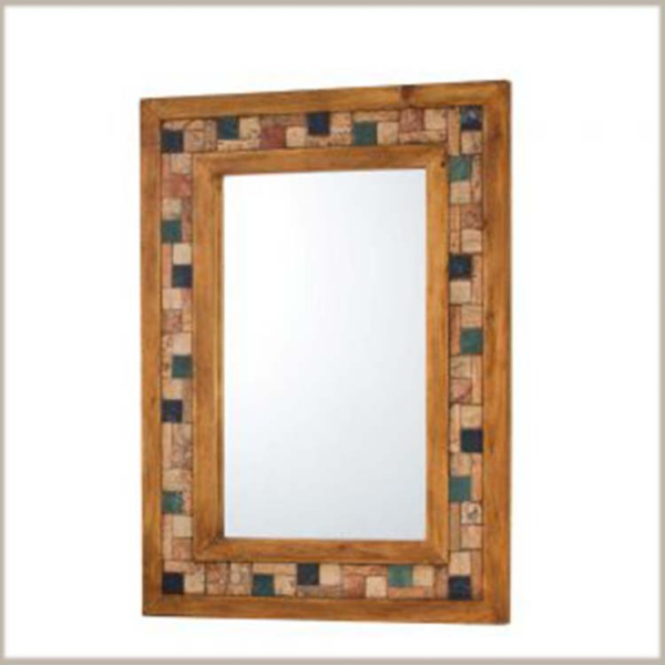 25350 espejo de madera con mármol