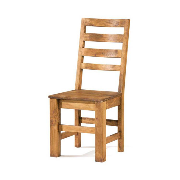 silla rústica madera maciza 50031 producto